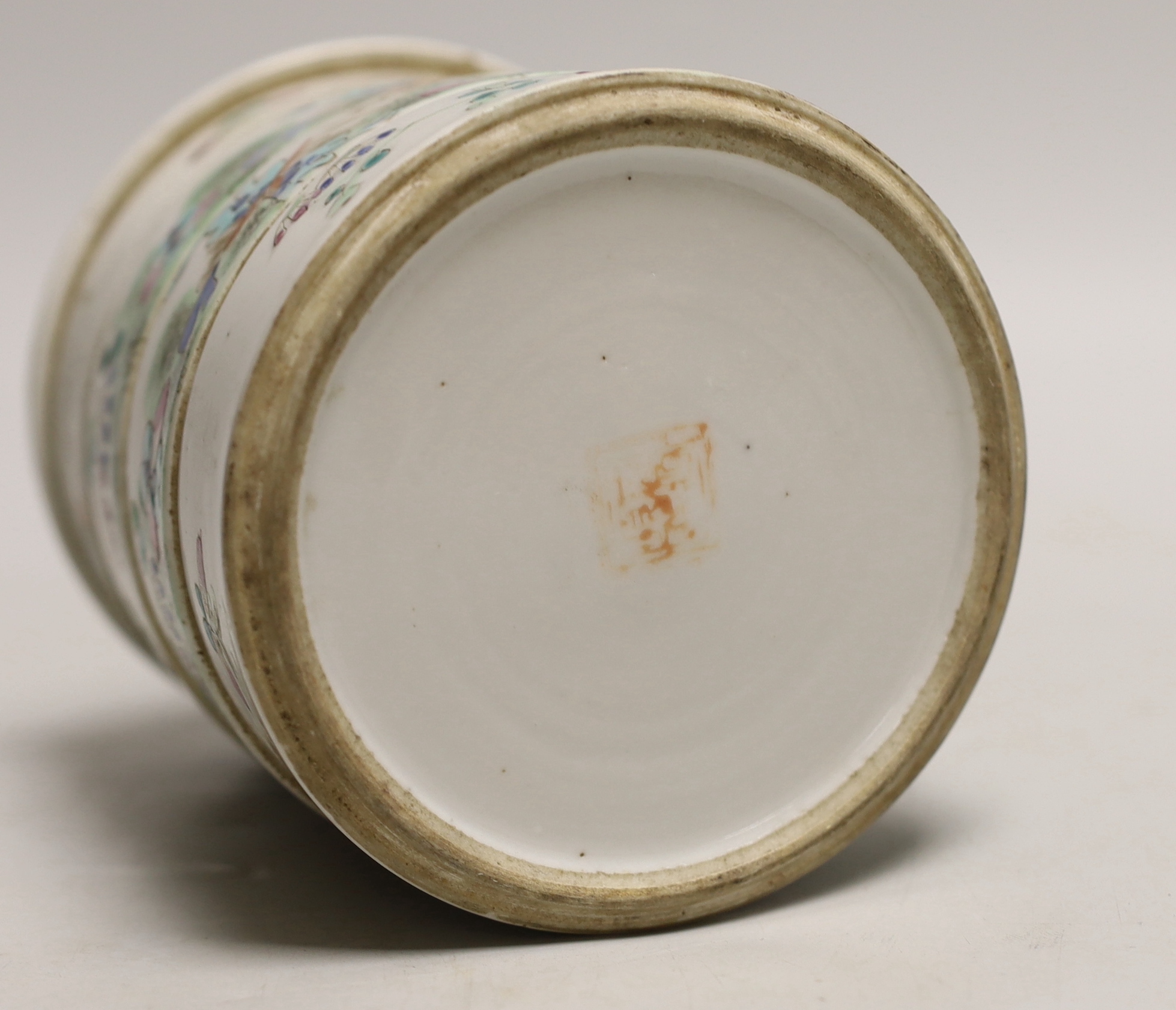 An early 20th century Chinese stacking food container, 13.5cm